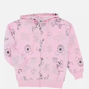 Pink Mickey Mouse Hoodie